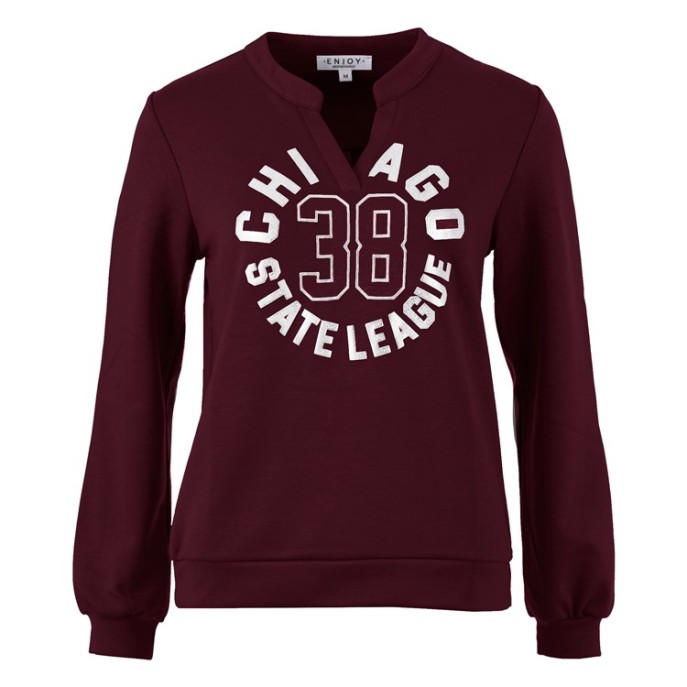 Enjoy Sweater Chicago opdruk Port